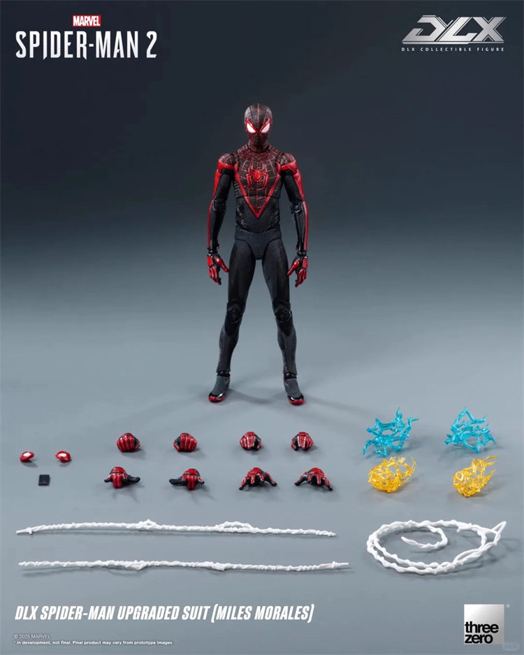 Marvel Threezero Spider-Man 2 DLX Spider-Man Upgraded Suit (Miles Morales) 3Z09440C0 Licensed Action Figure