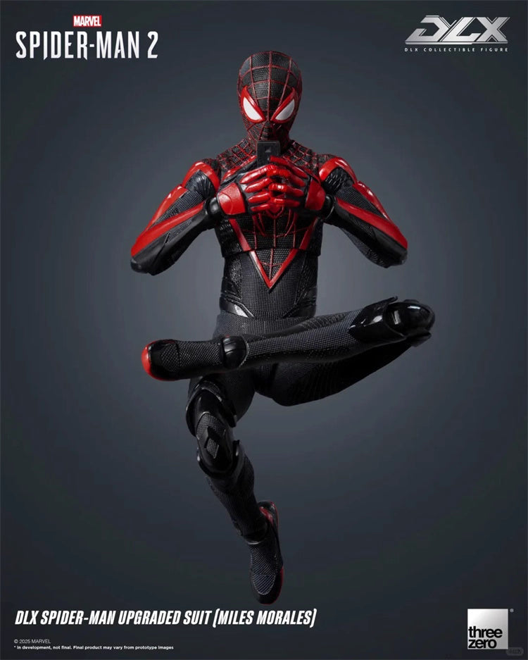Marvel Threezero Spider-Man 2 DLX Spider-Man Upgraded Suit (Miles Morales) 3Z09440C0 Licensed Action Figure