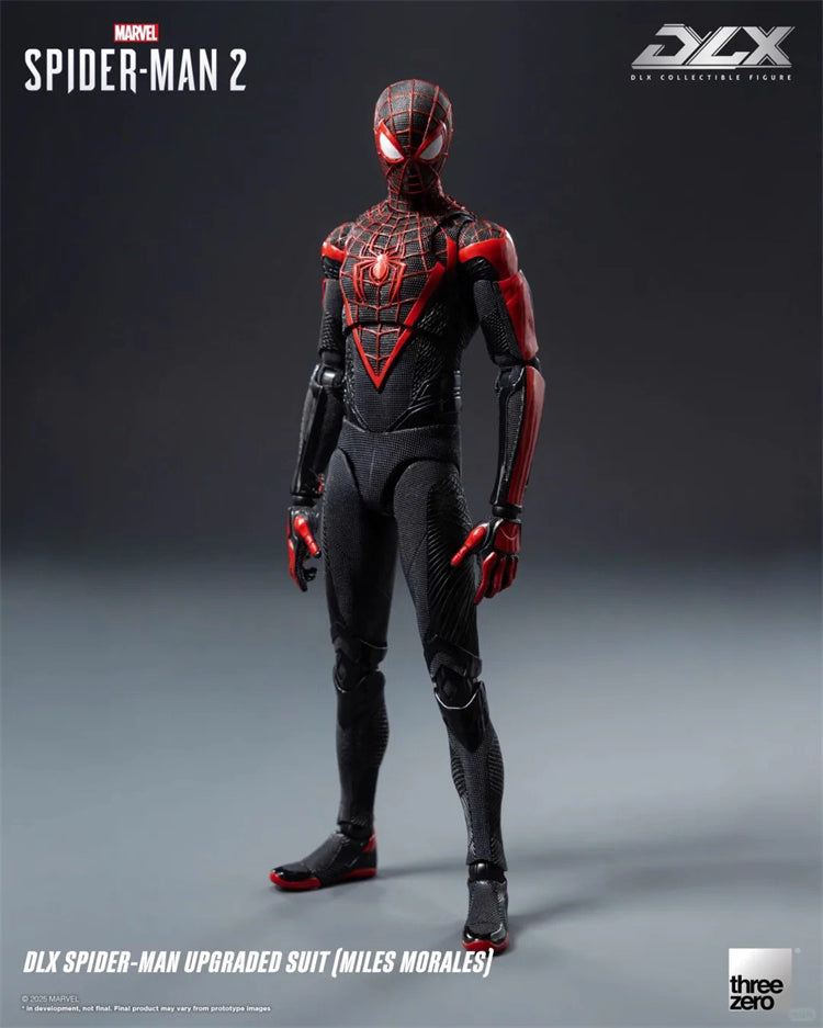 Marvel Threezero Spider-Man 2 DLX Spider-Man Upgraded Suit (Miles Morales) 3Z09440C0 Licensed Action Figure