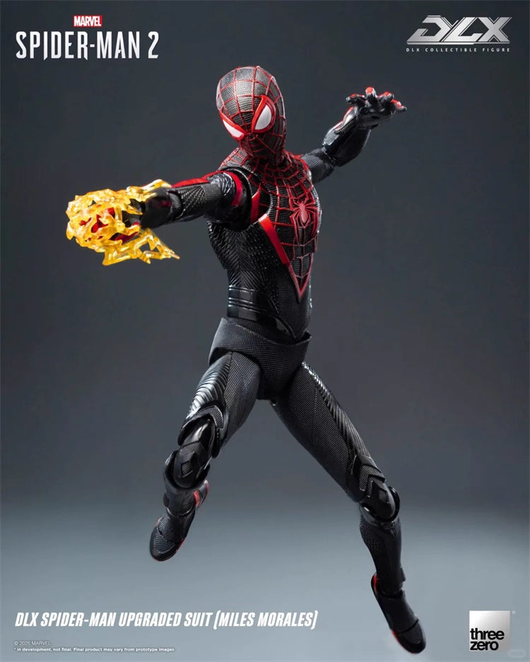Marvel Threezero Spider-Man 2 DLX Spider-Man Upgraded Suit (Miles Morales) 3Z09440C0 Licensed Action Figure