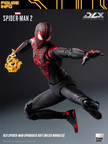 Marvel Threezero Spider-Man 2 DLX Spider-Man Upgraded Suit (Miles Morales) 3Z09440C0 Licensed Action Figure