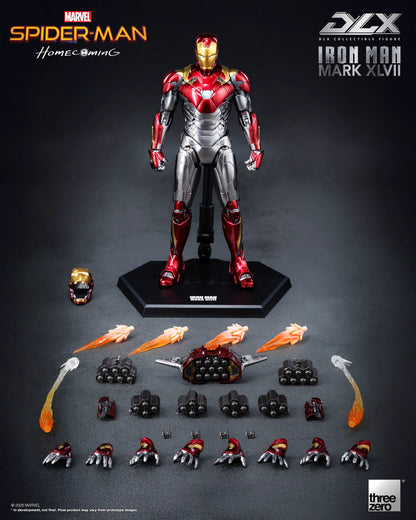 Marvel Threezero Spider-Man: Homecoming DLX Iron Man Mark 47 Licensed Action Figure