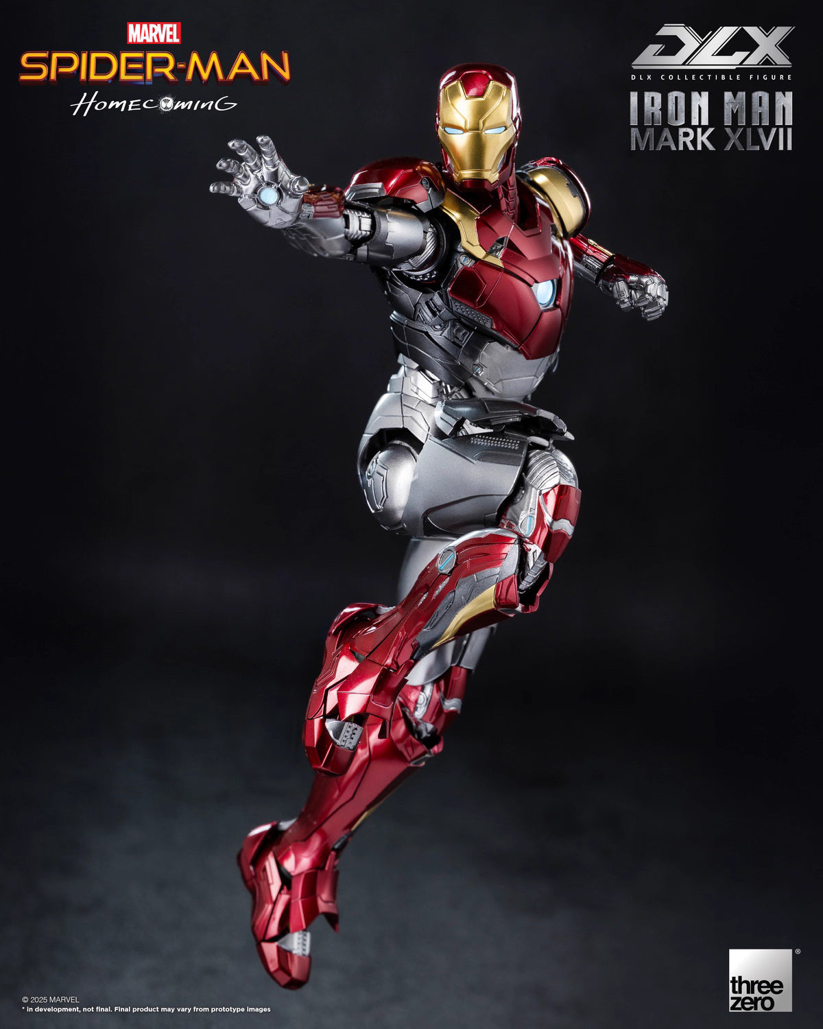 Marvel Threezero Spider-Man: Homecoming DLX Iron Man Mark 47 Licensed Action Figure