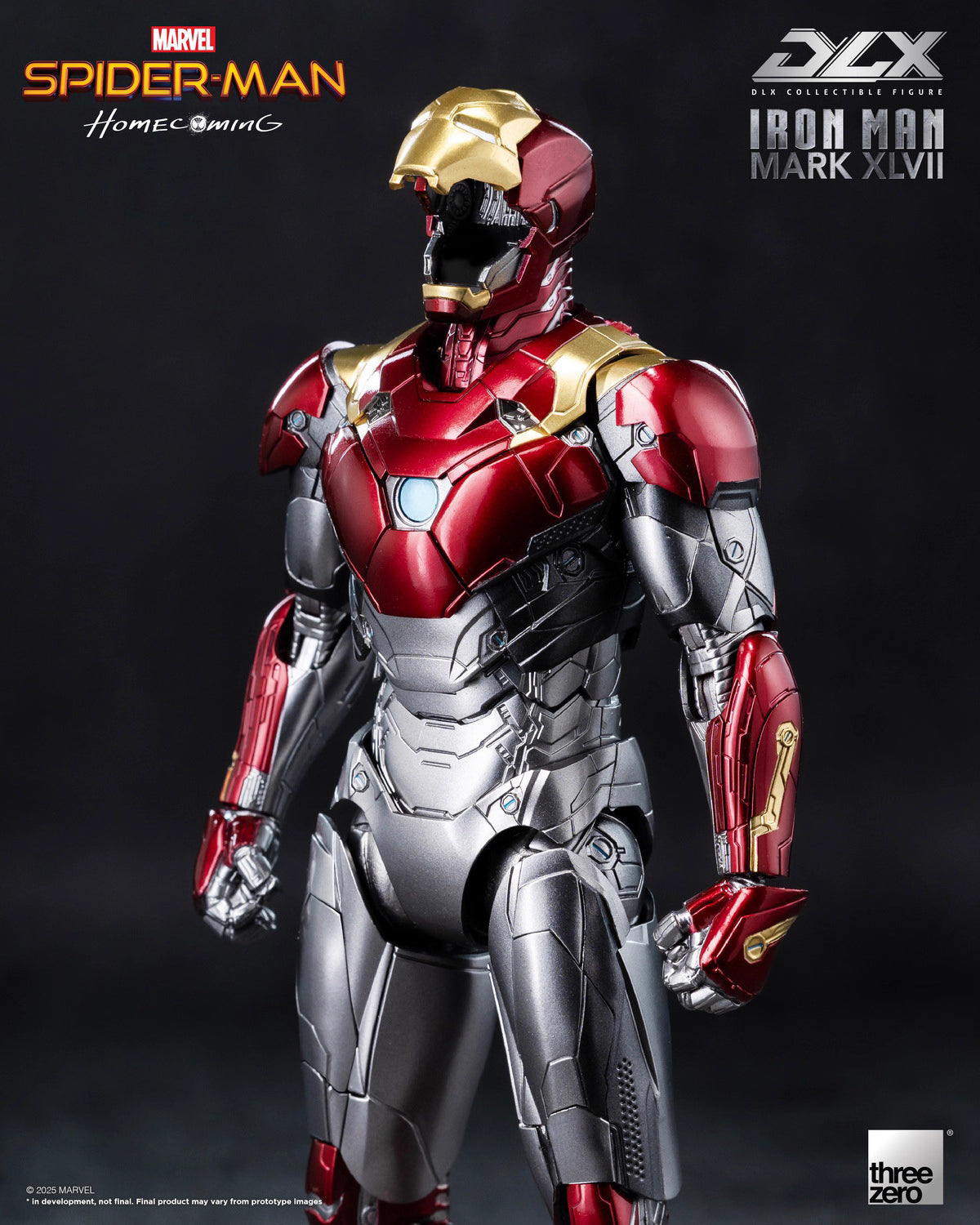 Marvel Threezero Spider-Man: Homecoming DLX Iron Man Mark 47 Licensed Action Figure