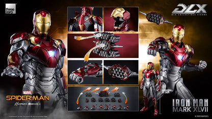 Marvel Threezero Spider-Man: Homecoming DLX Iron Man Mark 47 Licensed Action Figure