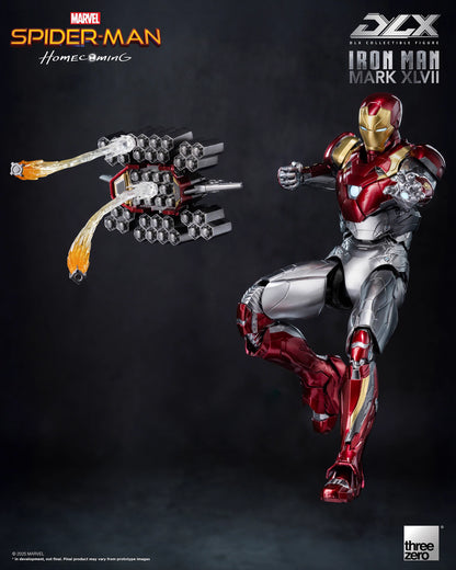 Marvel Threezero Spider-Man: Homecoming DLX Iron Man Mark 47 Licensed Action Figure