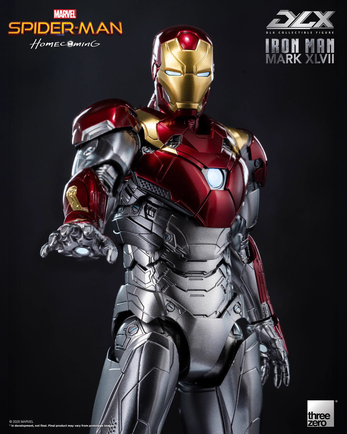 Marvel Threezero Spider-Man: Homecoming DLX Iron Man Mark 47 Licensed Action Figure