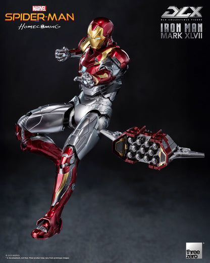Marvel Threezero Spider-Man: Homecoming DLX Iron Man Mark 47 Licensed Action Figure