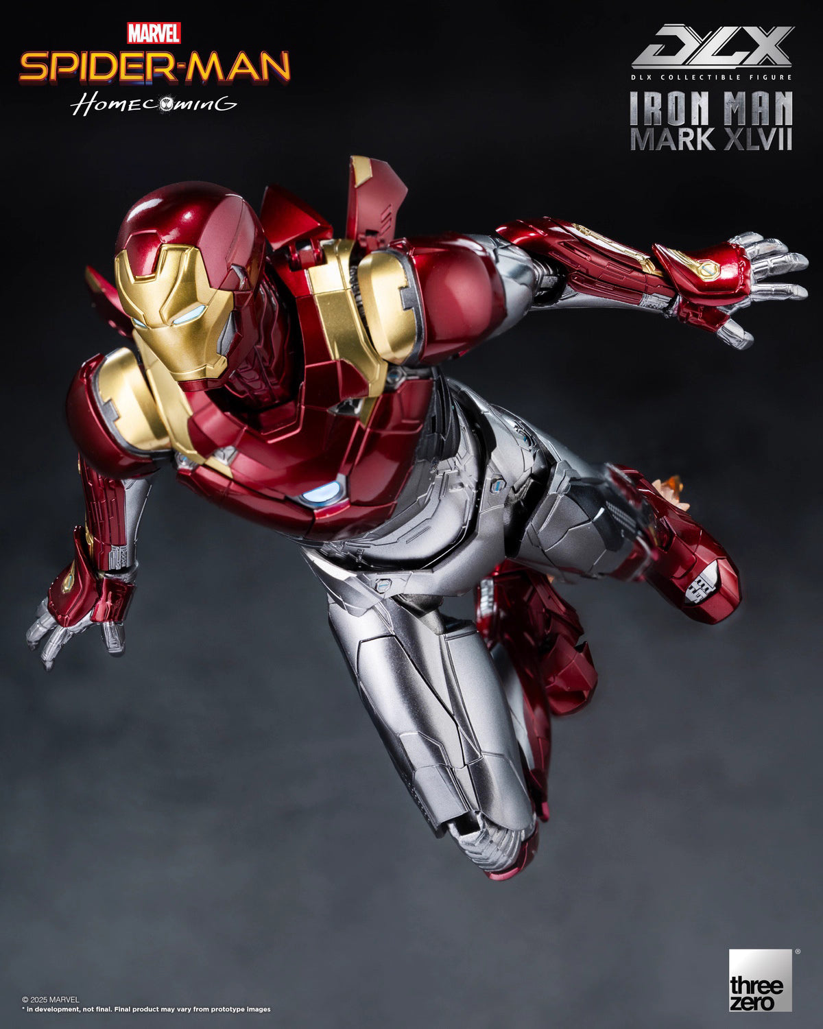 Marvel Threezero Spider-Man: Homecoming DLX Iron Man Mark 47 Licensed Action Figure