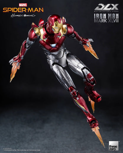 Marvel Threezero Spider-Man: Homecoming DLX Iron Man Mark 47 Licensed Action Figure