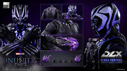 Marvel Threezero The Infinity Saga DLX Black Panther Kinetic Energy Recharge 3Z08210C0 Licensed Action Figure