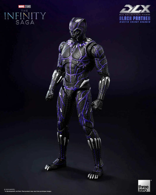 Marvel Threezero The Infinity Saga DLX Black Panther Kinetic Energy Recharge 3Z08210C0 Licensed Action Figure