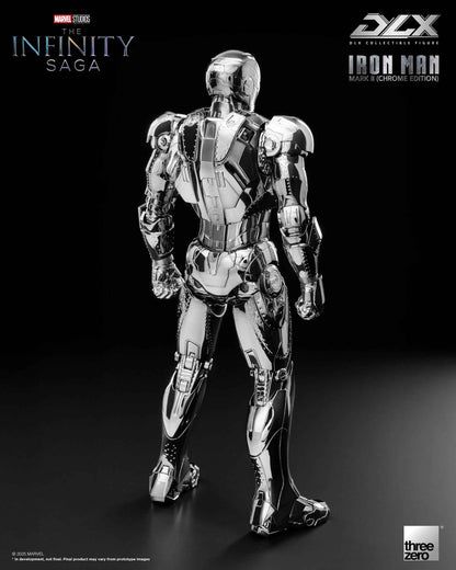 Marvel Threezero The Infinity Saga DLX Iron Man Mark 2 Chrome Edition 3Z09240C0 Licensed Action Figure
