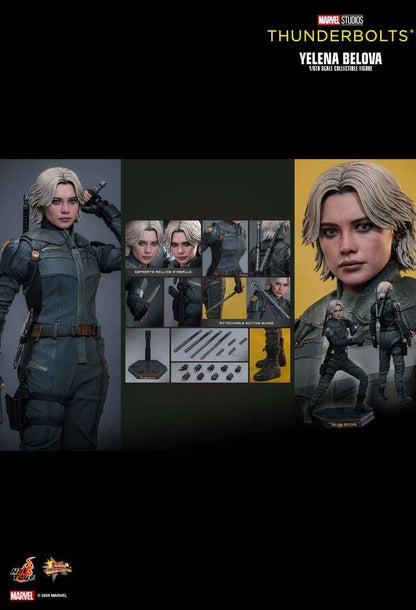 Marvel Thunderbolts Hot Toys Yelena Belova Licensed Action Figure