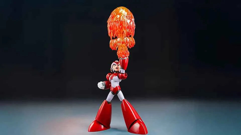 Mega Man Threezero X MDLX Rising Flame Edition Rockman EXE 3Z05760A0 Licensed Action Figure