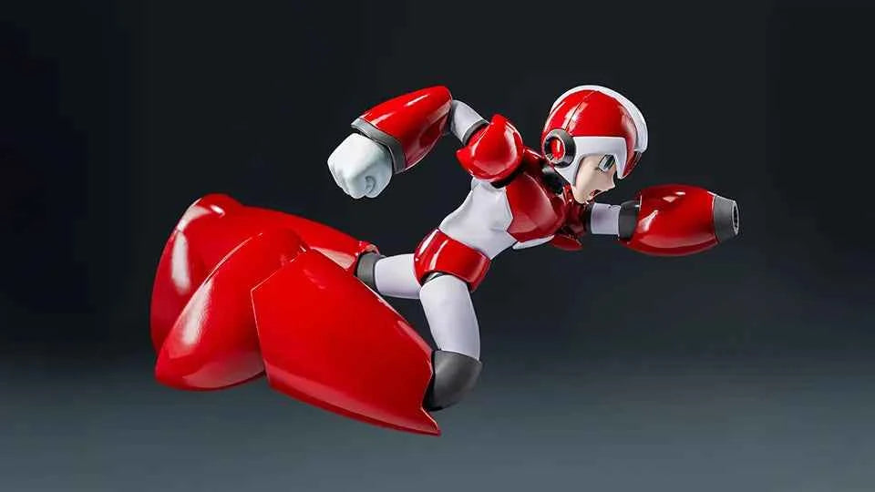 Mega Man Threezero X MDLX Rising Flame Edition Rockman EXE 3Z05760A0 Licensed Action Figure