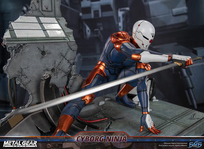 Metal Gear Solid First 4 Figures Cyborg Ninja Gray Fox MGSCNST Licensed Resin Statue