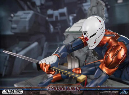 Metal Gear Solid First 4 Figures Cyborg Ninja Gray Fox MGSCNST Licensed Resin Statue