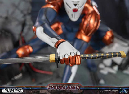Metal Gear Solid First 4 Figures Cyborg Ninja Gray Fox MGSCNST Licensed Resin Statue