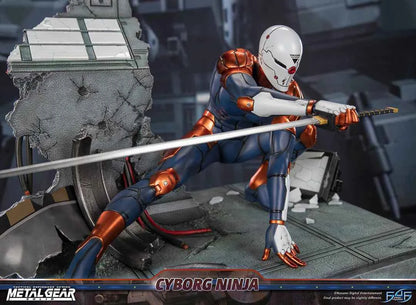 Metal Gear Solid First 4 Figures Cyborg Ninja Gray Fox MGSCNST Licensed Resin Statue