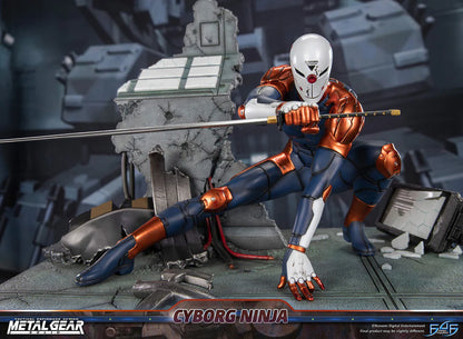 Metal Gear Solid First 4 Figures Cyborg Ninja Gray Fox MGSCNST Licensed Resin Statue