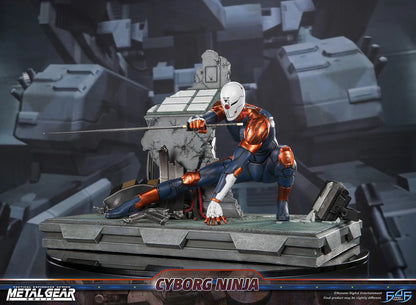 Metal Gear Solid First 4 Figures Cyborg Ninja Gray Fox MGSCNST Licensed Resin Statue
