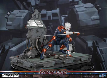 Metal Gear Solid First 4 Figures Cyborg Ninja Gray Fox MGSCNST Licensed Resin Statue