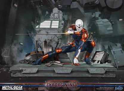 Metal Gear Solid First 4 Figures Cyborg Ninja Gray Fox MGSCNST Licensed Resin Statue