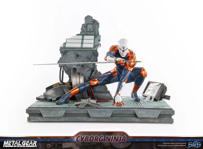 Metal Gear Solid First 4 Figures Cyborg Ninja Gray Fox MGSCNST Licensed Resin Statue