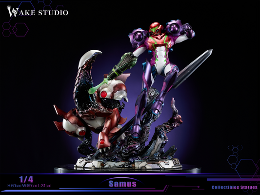 Metroid Wake Studio Samus Resin Statue