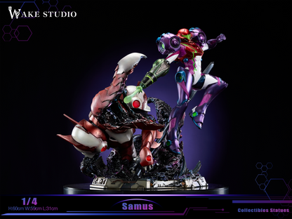 Metroid Wake Studio Samus Resin Statue
