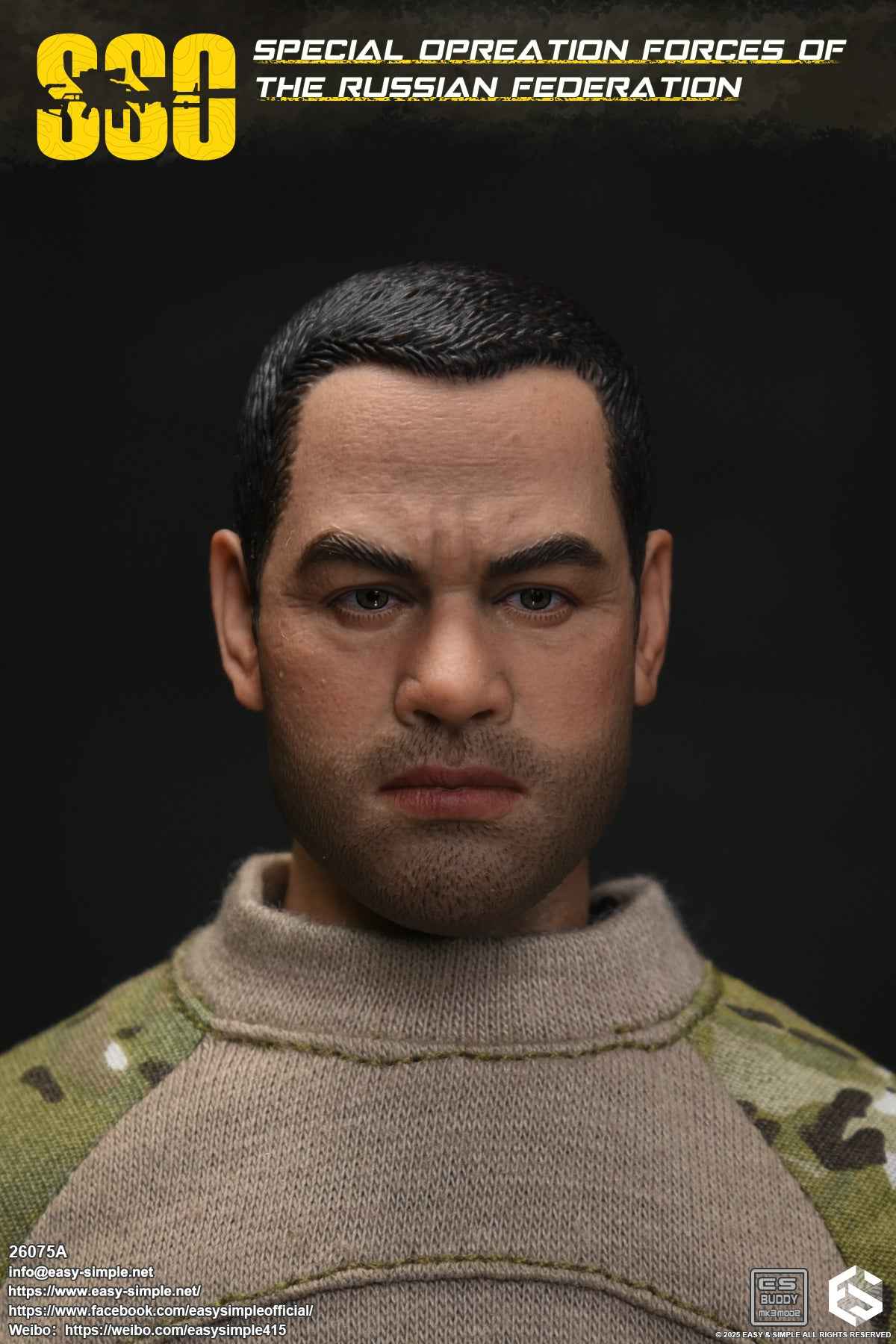 Military Easy&Simple Russian Special Operations Forces 26075A 1/6 Licensed Action Figure