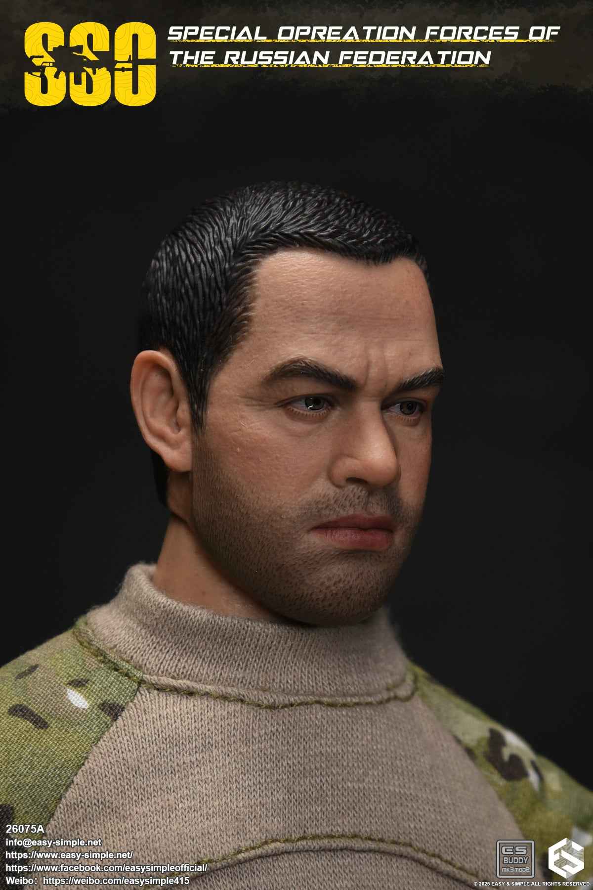 Military Easy&Simple Russian Special Operations Forces 26075A 1/6 Licensed Action Figure