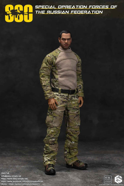 Military Easy&Simple Russian Special Operations Forces 26075A 1/6 Licensed Action Figure