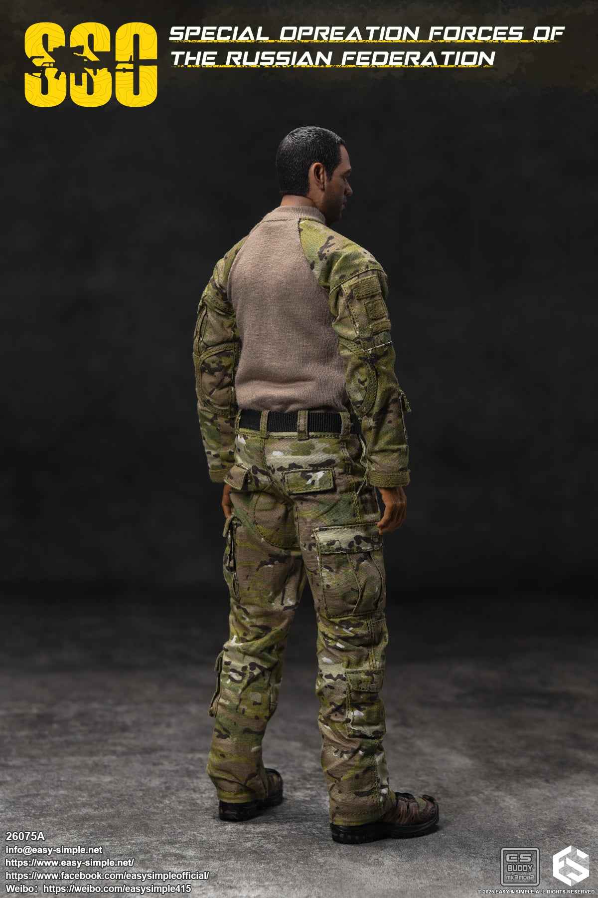 Military Easy&Simple Russian Special Operations Forces 26075A 1/6 Licensed Action Figure