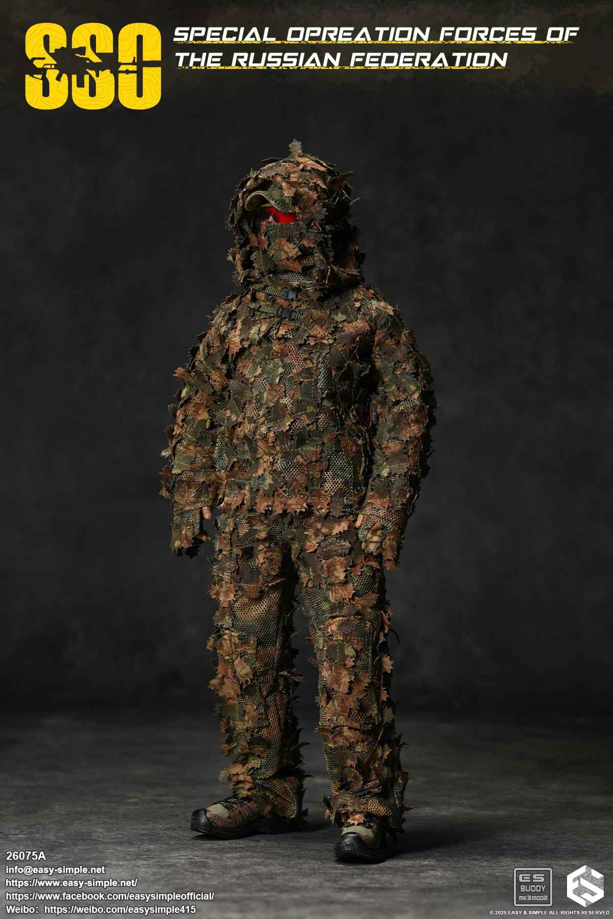 Military Easy&Simple Russian Special Operations Forces 26075A 1/6 Licensed Action Figure