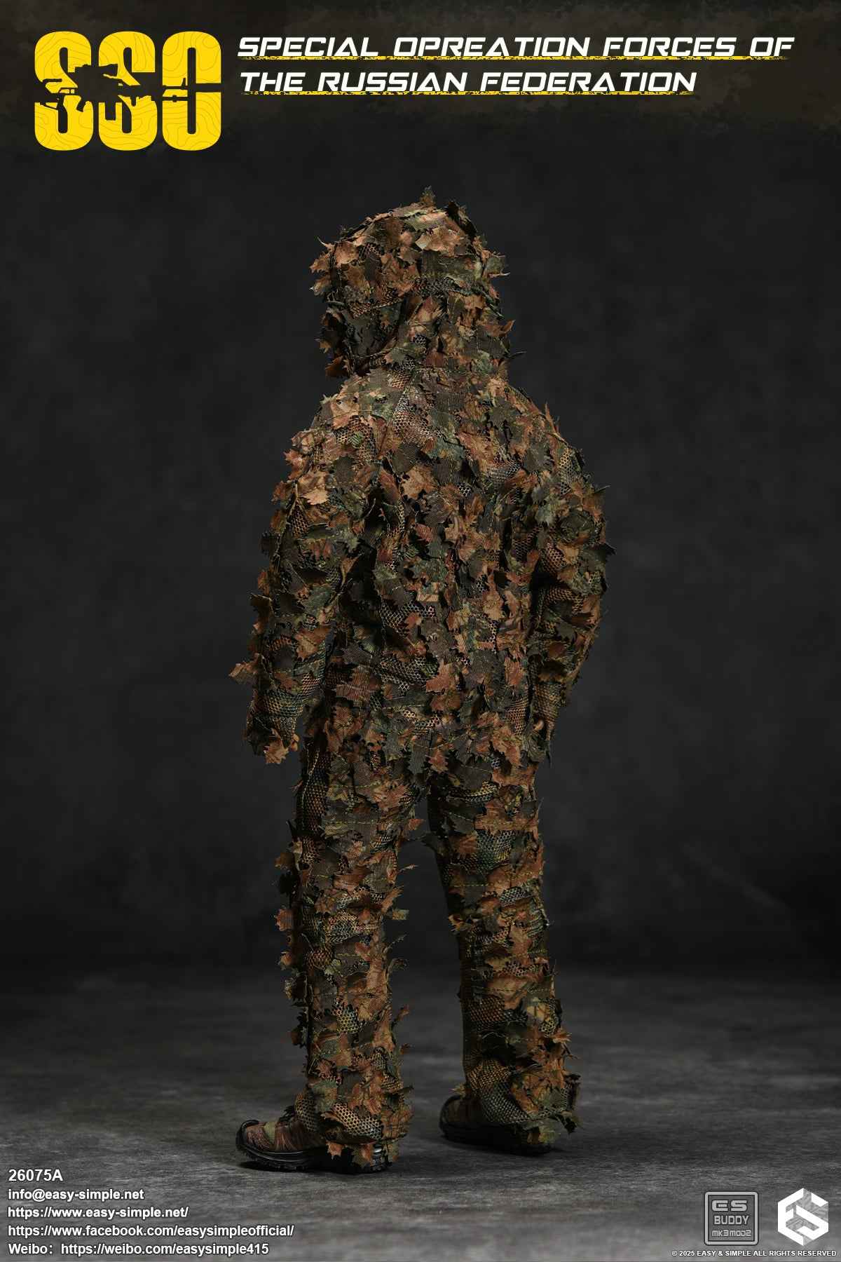 Military Easy&Simple Russian Special Operations Forces 26075A 1/6 Licensed Action Figure