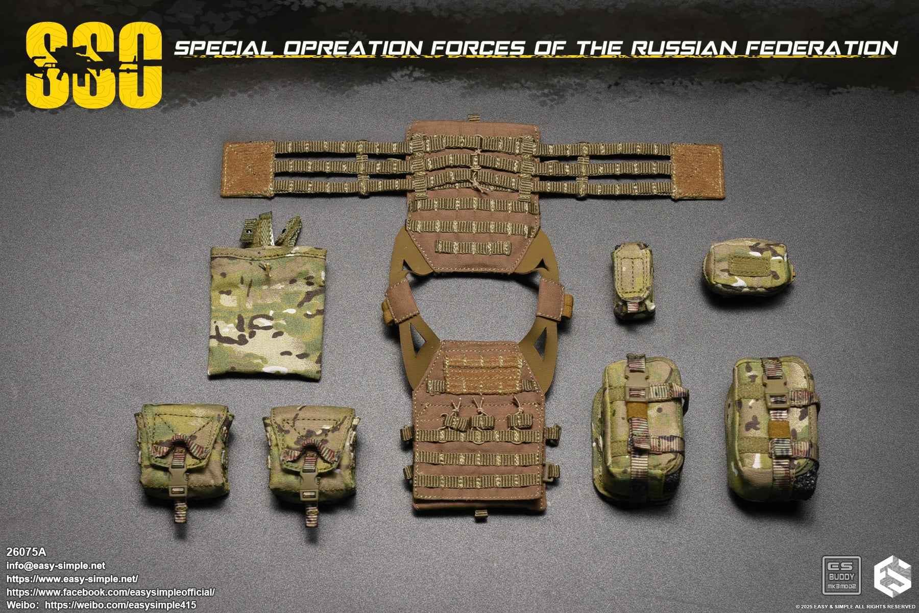 Military Easy&Simple Russian Special Operations Forces 26075A 1/6 Licensed Action Figure