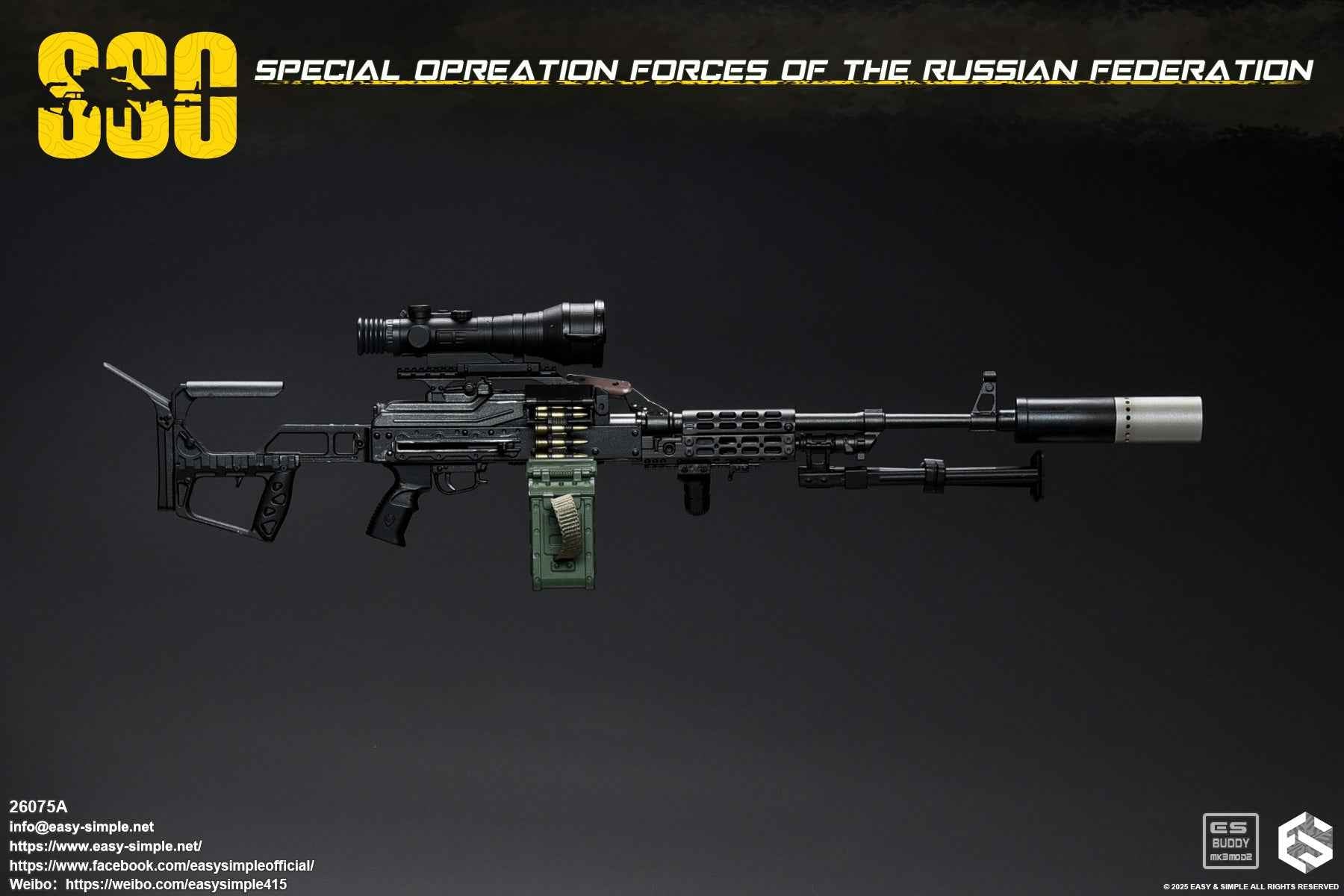 Military Easy&Simple Russian Special Operations Forces 26075A 1/6 Licensed Action Figure