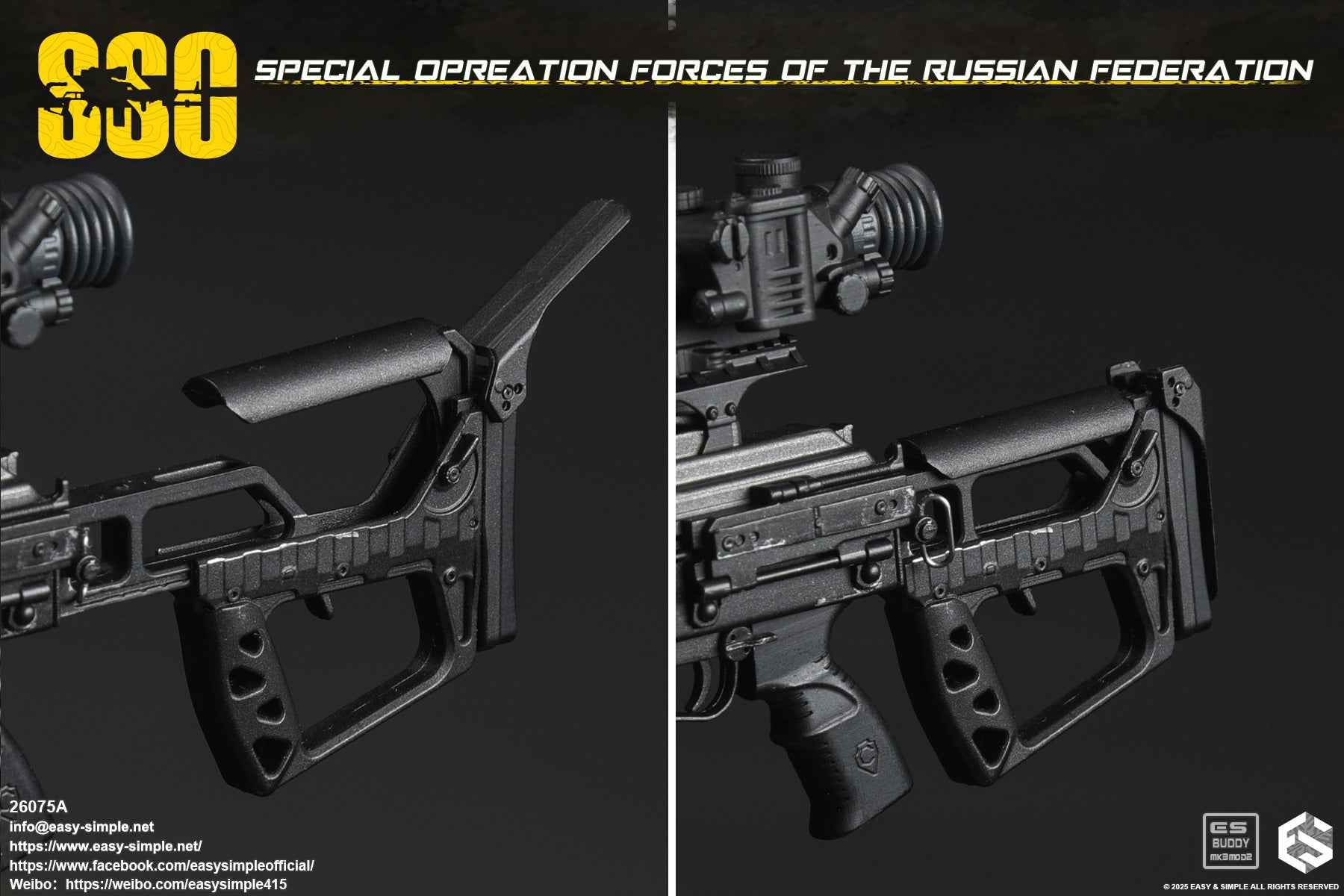 Military Easy&Simple Russian Special Operations Forces 26075A 1/6 Licensed Action Figure