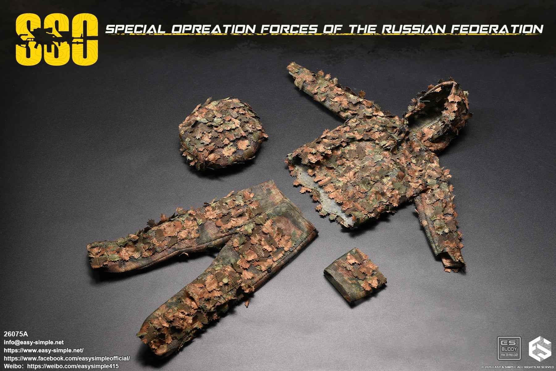 Military Easy&Simple Russian Special Operations Forces 26075A 1/6 Licensed Action Figure