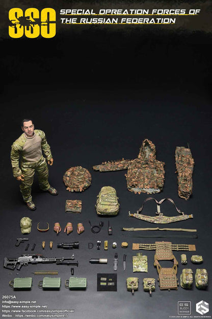 Military Easy&Simple Russian Special Operations Forces 26075A 1/6 Licensed Action Figure