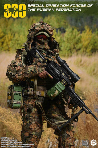 Military Easy&Simple Russian Special Operations Forces 26075A 1/6 Licensed Action Figure