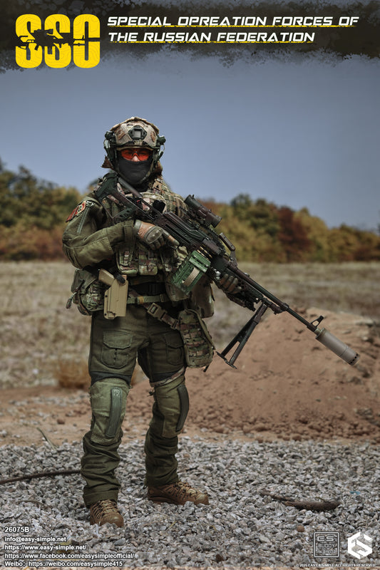 Military Easy&Simple Russian Special Operations Forces 26075B 1/6 Licensed Action Figure