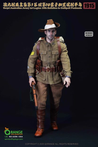 Military QORANGE QOTOYS Royal Australian Army 1st Division 10th Battalion Gallipoli Peninsula 1915 QOM-1054 1/6 Licensed Action Figure Accessory Pack