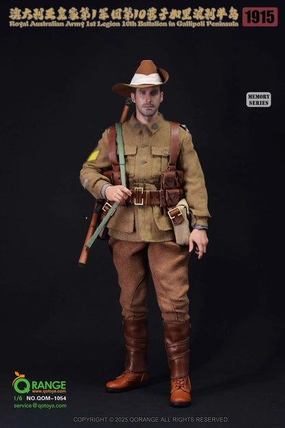 Military QORANGE QOTOYS Royal Australian Army 1st Division 10th Battalion Gallipoli Peninsula 1915 QOM-1054 1/6 Licensed Action Figure Accessory Pack