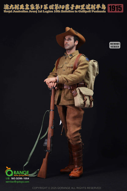 Military QORANGE QOTOYS Royal Australian Army 1st Division 10th Battalion Gallipoli Peninsula 1915 QOM-1054 1/6 Licensed Action Figure Accessory Pack
