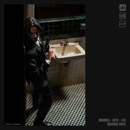 Module Series mOjingToys JOKER Toilet Scene Base L012A  L012B 1/6 Diorama