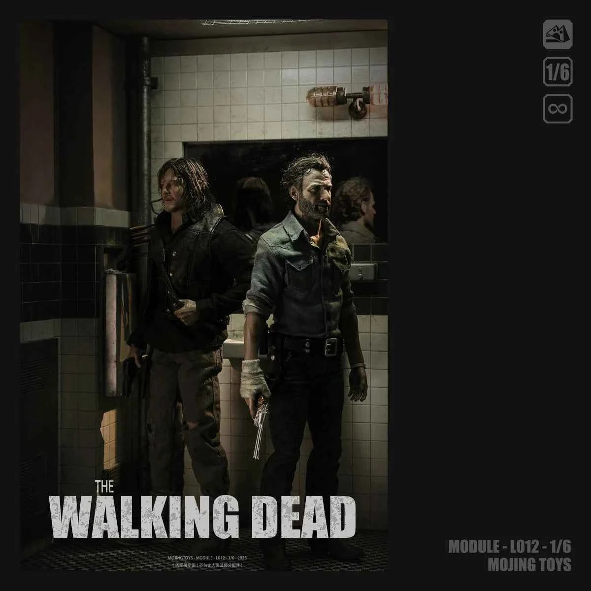 Module Series mOjingToys JOKER Toilet Scene Base L012A  L012B 1/6 Diorama