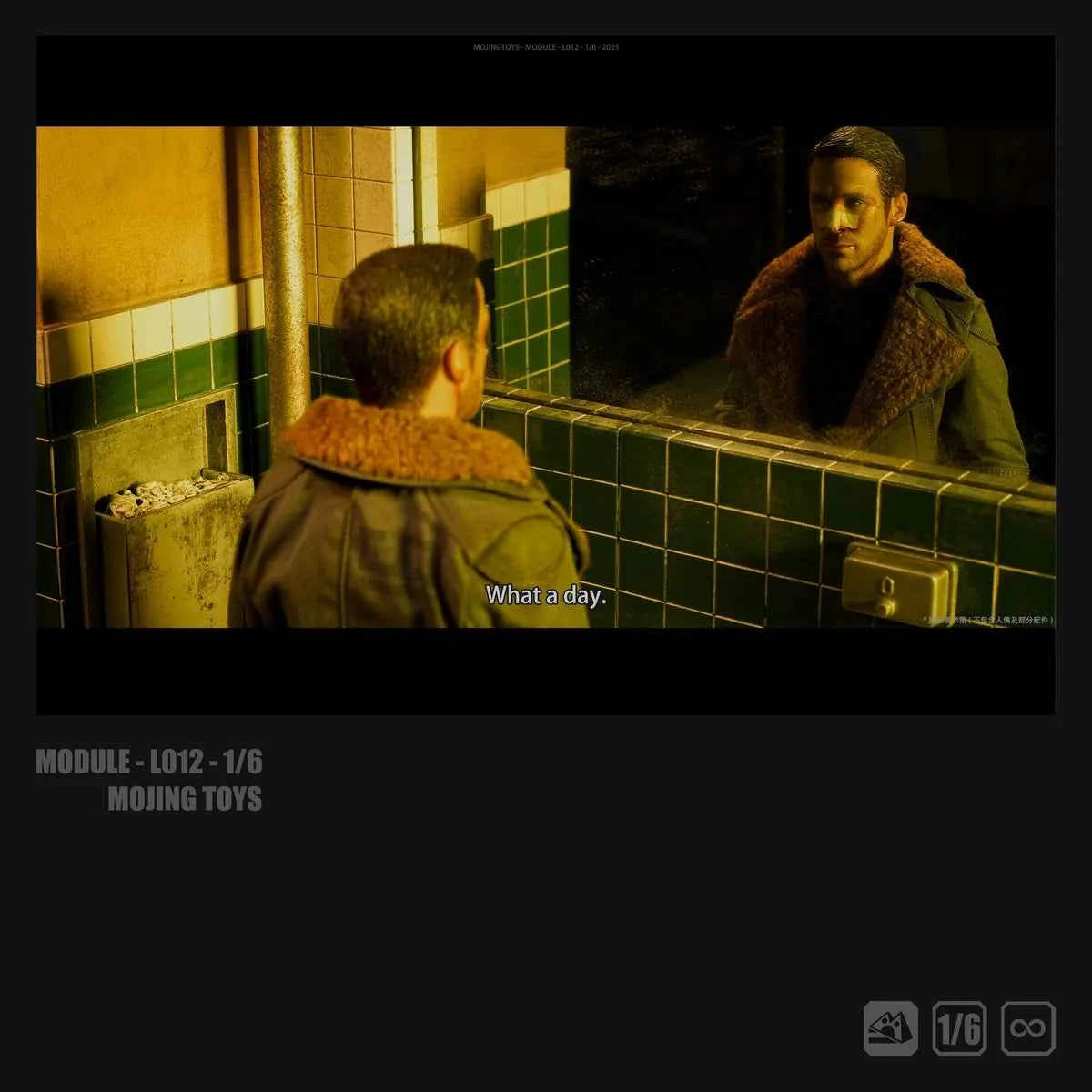 Module Series mOjingToys JOKER Toilet Scene Base L012A  L012B 1/6 Diorama